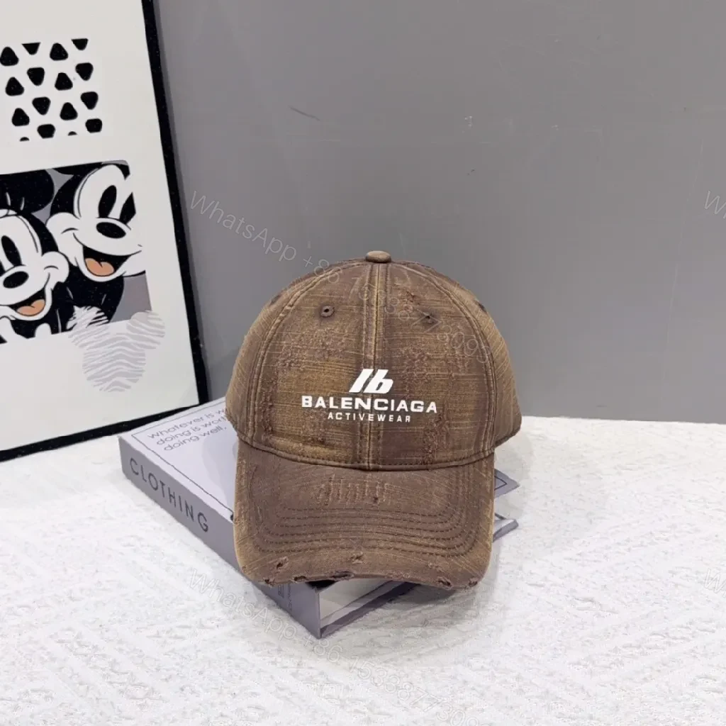 View 8 of Color-Block Cap: Premium Textured Embroidered Visor Cap