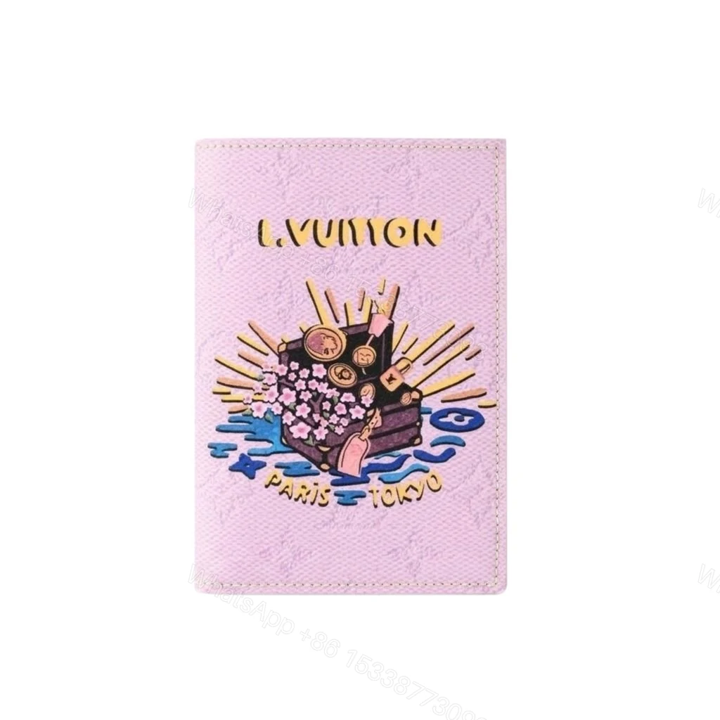 Louis Vuitton Passport Cover Pink 14Cm M25968 — view 1