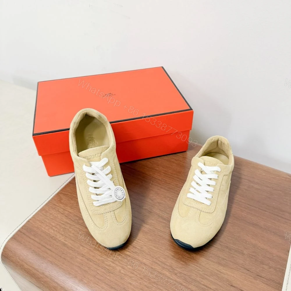 View 2 of Hermes Master Sneaker Beige Albâtre