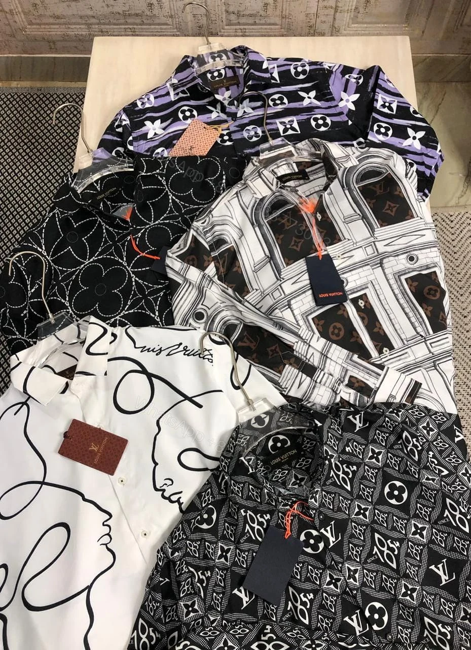 FIRST COPY LOUIS VUITTON MULTI-COLOURED SHIRTS — view 1