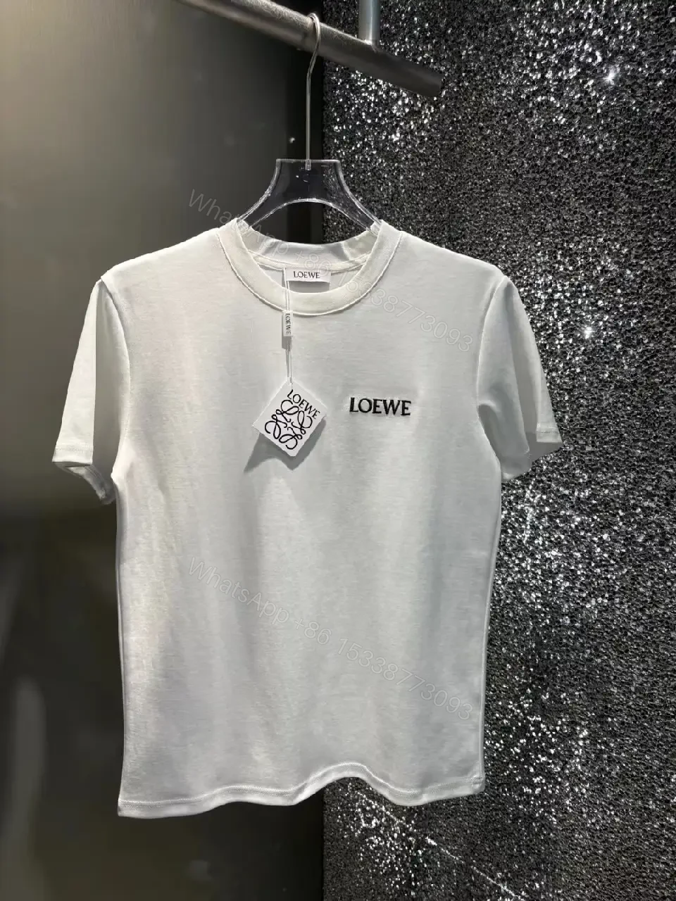 View 5 of Minimalist Monochrome Set: White Cotton T-Shirt + Joggers