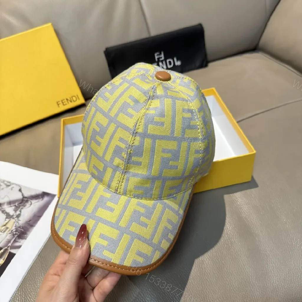 View 9 of Sunlit Fendi-Style Monogram Cap – All-Day Comfort