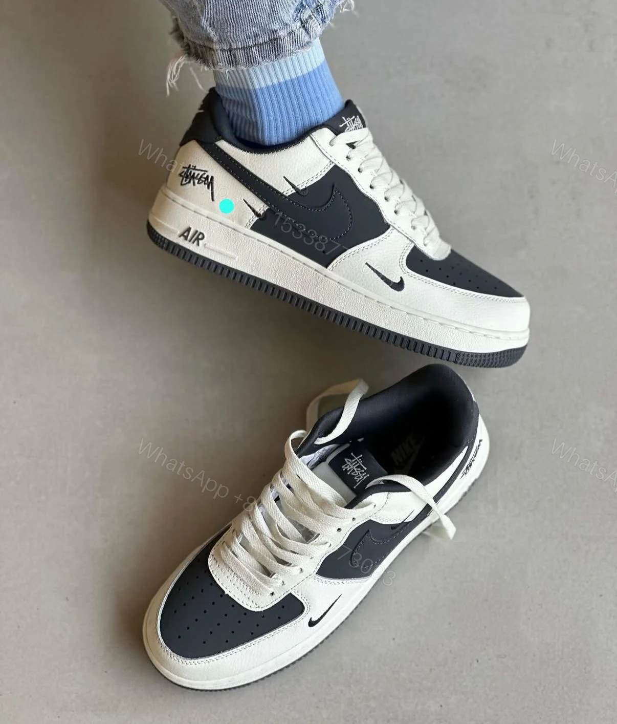 View 3 of FIRST COPY NIKE AIRFORCE DIOR CUSTOM AND STUSSY FOR MEN