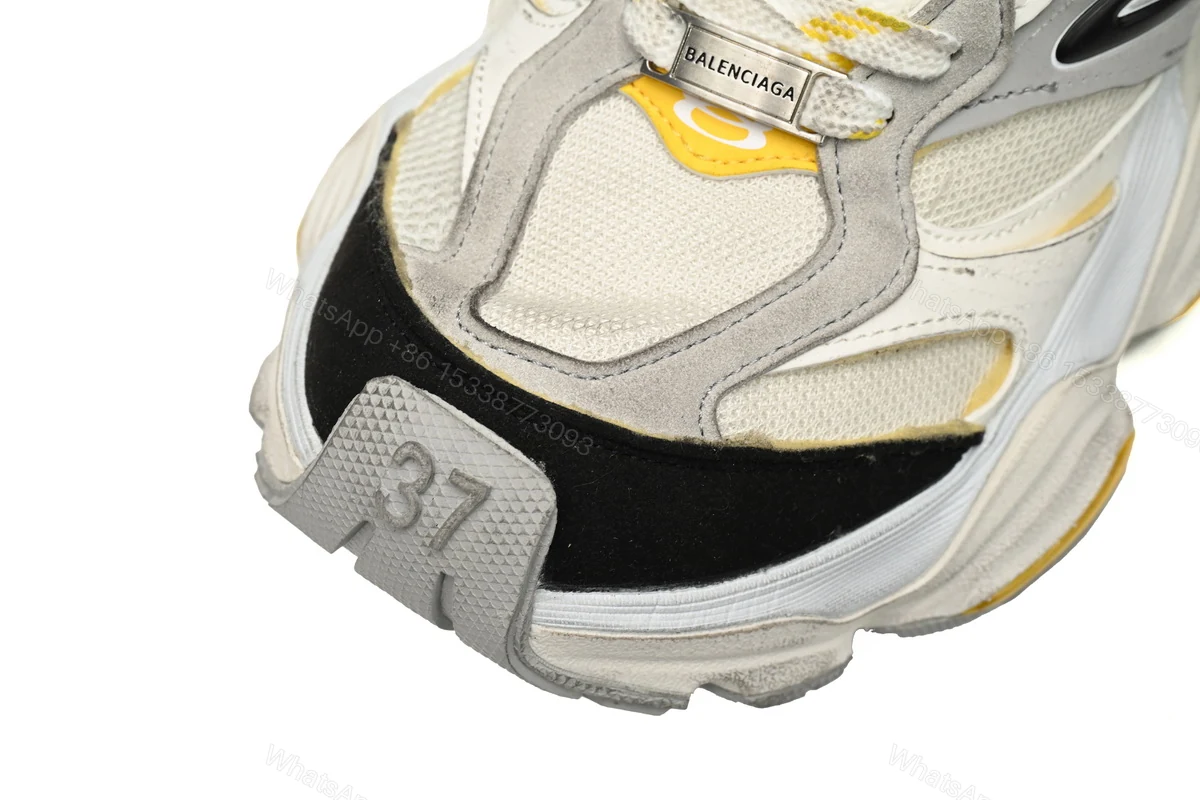 View 6 of Balenciaga CARGO Sneaker White yellow silver 784339-W2MV1-1170