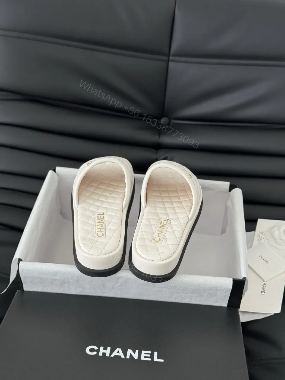 View 9 of Textured Quilted Slide: Effortless Everyday Luxury