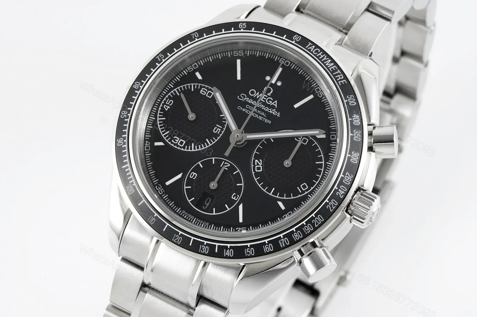 View 2 of Omega Speedmaster Professional 326.32.40.50.06.001 Multifunction Chronograph Watch Black Dial Stainless Steel Bracelet