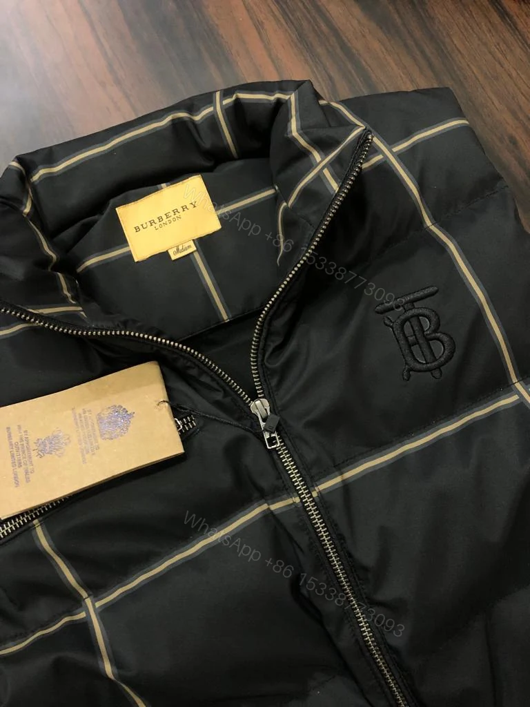View 6 of First Copy Burberry Half Sleeves Puffer Jacket