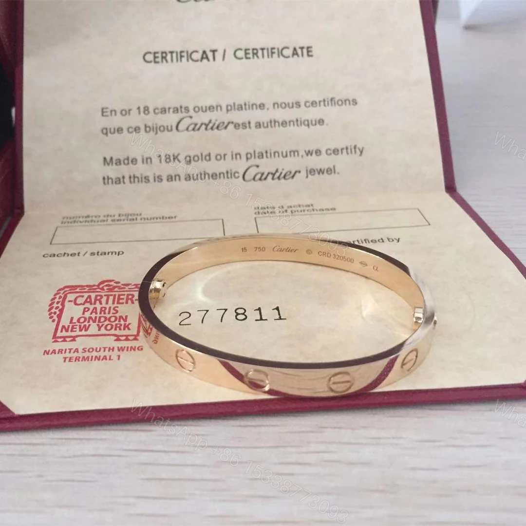 View 4 of Cheap Real 18K Yellow Gold Cartier Love Bracelet