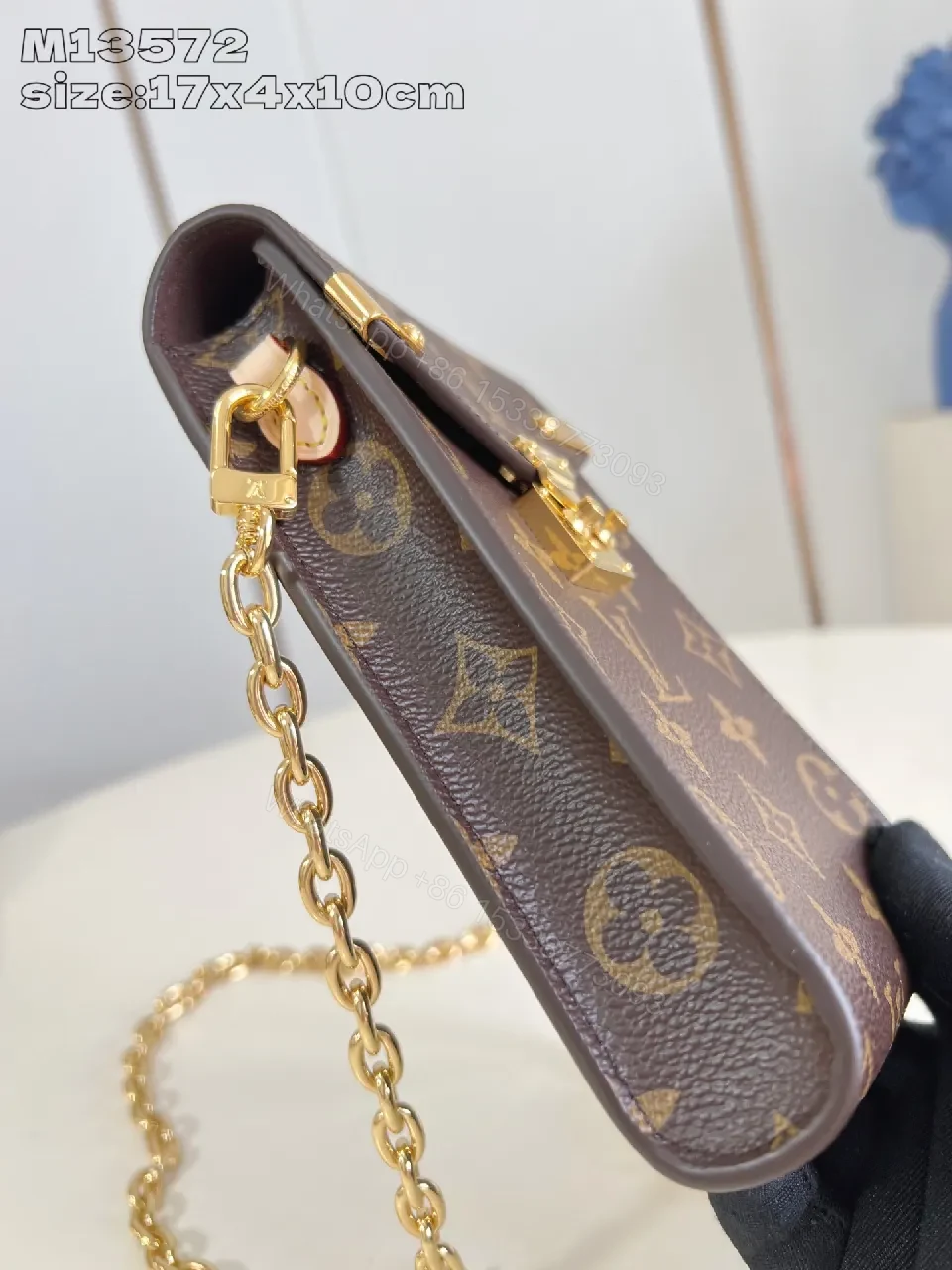 View 5 of Compact Monogram Crossbody: Luxe, Petite, All-Season Security
