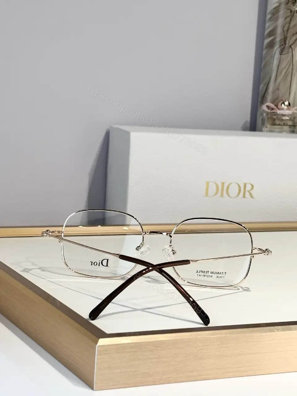 View 3 of Refined Titanium Eyewear: Subtle Geometry, All-Day Comfort
