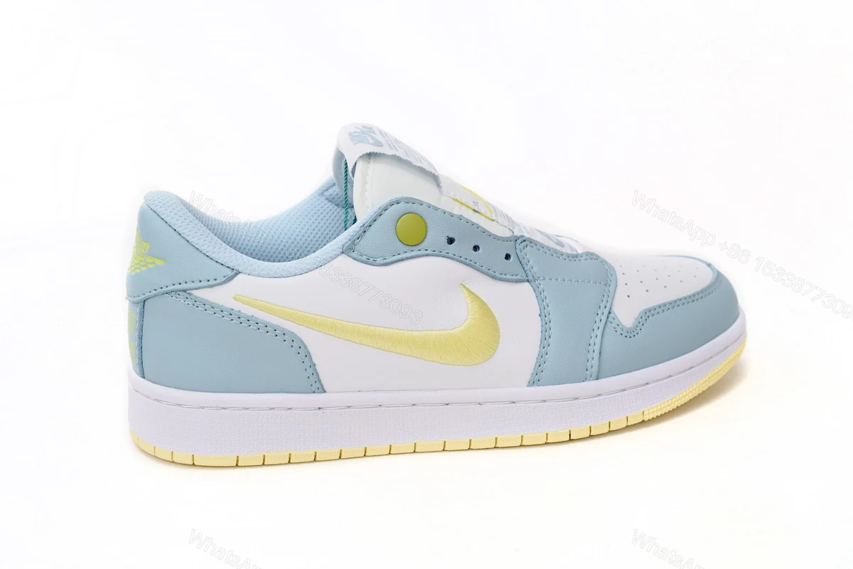 View 8 of Air Jordan 1 Low Light Green AV3918-368