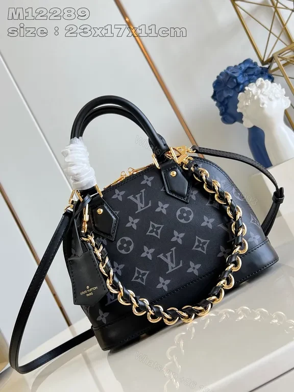 Chic Monogram Bowler: Modern Luxury Compact Bag — view 1