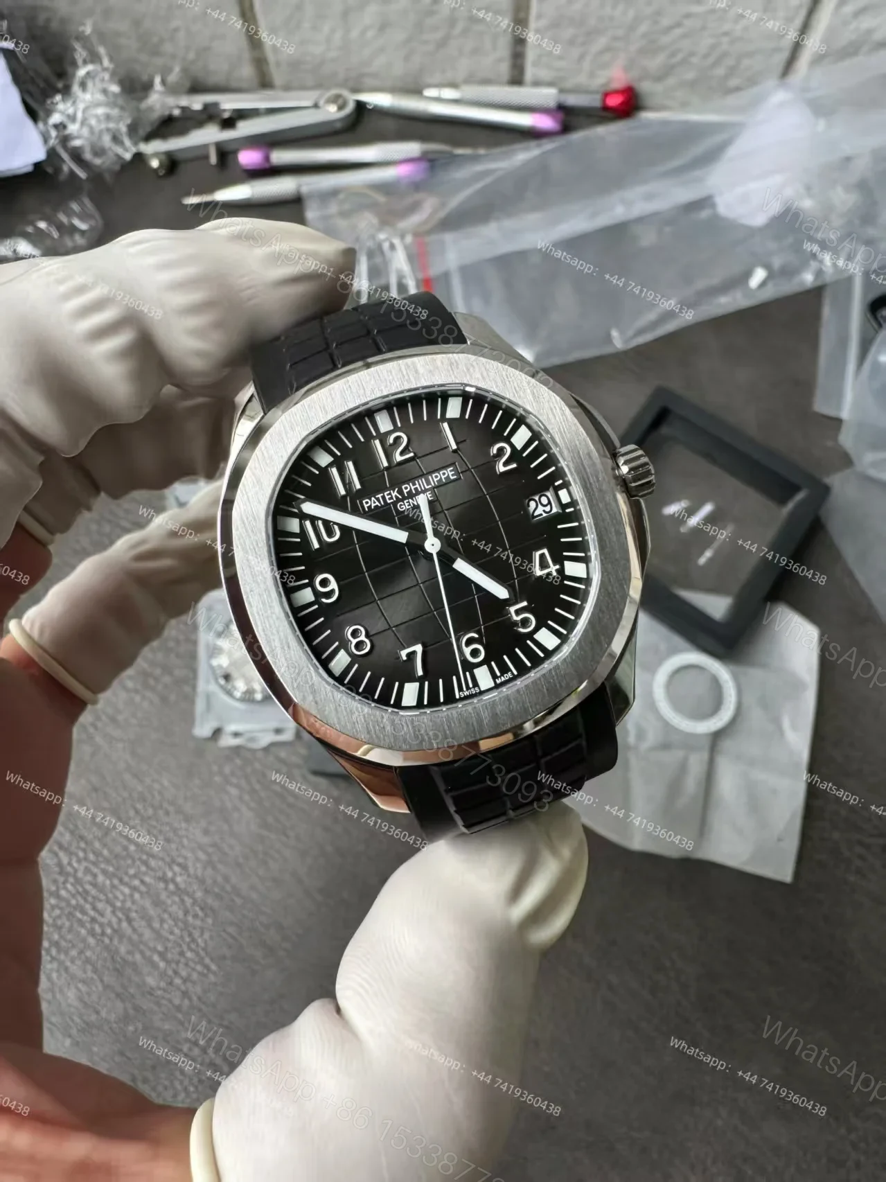 View 6 of Patek Philippe Super Clone Aquanaut 5167A-001 40MM Black dial