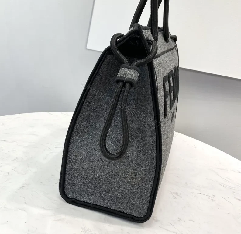 View 3 of Bold Texture City-Ready Fendi Roma Mini Bag