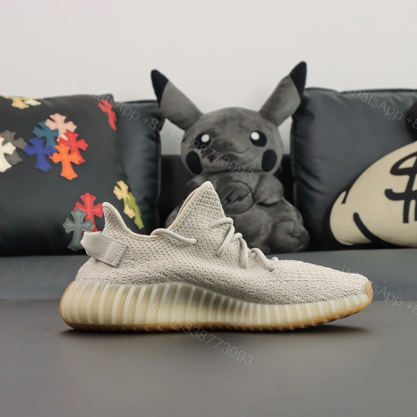 View 2 of Yeezy 350V2 “Sesame” reps