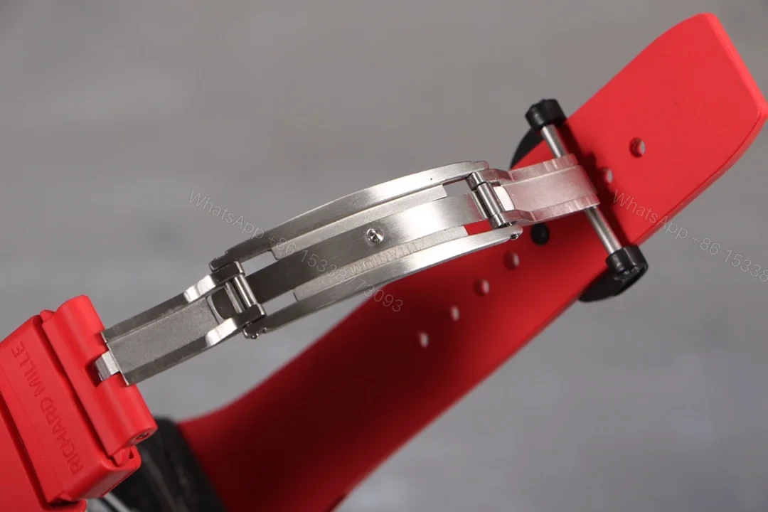 View 6 of Richard Mille RM59-01 Green Lizard Tourbillon Red Strap EditionRM59-01-TPT-GREEN-LIZARD-TOURBILLON-RED