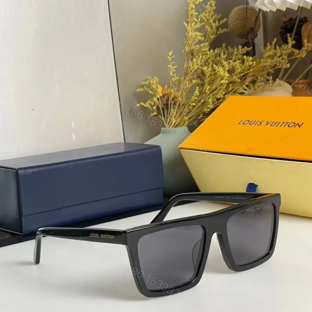View 2 of Louis Vuitton Men Sunglass Black-Gray UV Protection