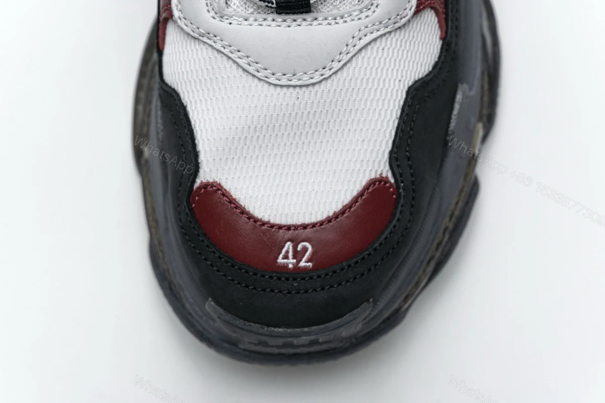 View 7 of Balenciaga NEW Triple S Black Brown Red 541624 W09O1 2268