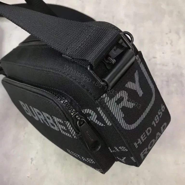 View 4 of Black Burberry Crossbody: Compact Luxury, All-Day Versatility