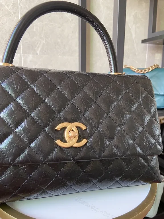 View 7 of Chanel-Inspired Quilted Leather Chain Bag: Luxury Everyday
