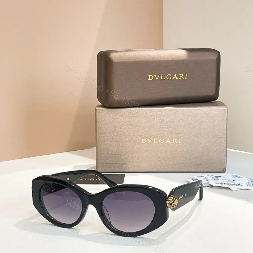 View 3 of Oversized Black Acetate Sunglasses with Gold Accents, Polarized UV400