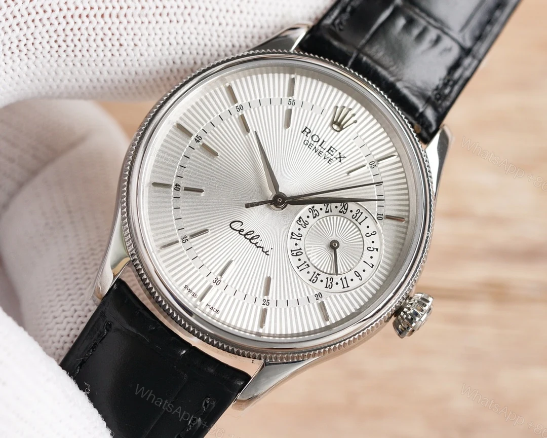 View 2 of Rolex Cellini Date White Dial And Silver 39Mm