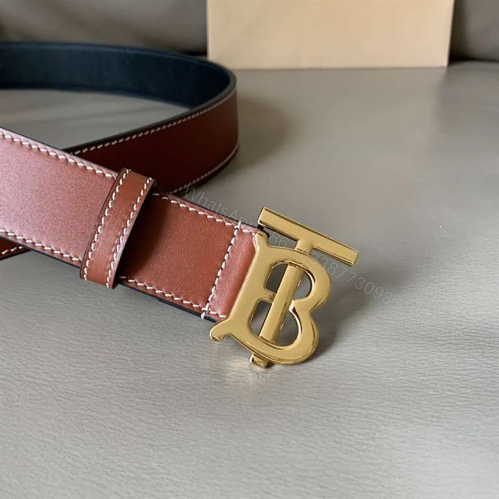 View 8 of BURBERRY MONOGRAM MOTIF BUCKLE BELT – B32