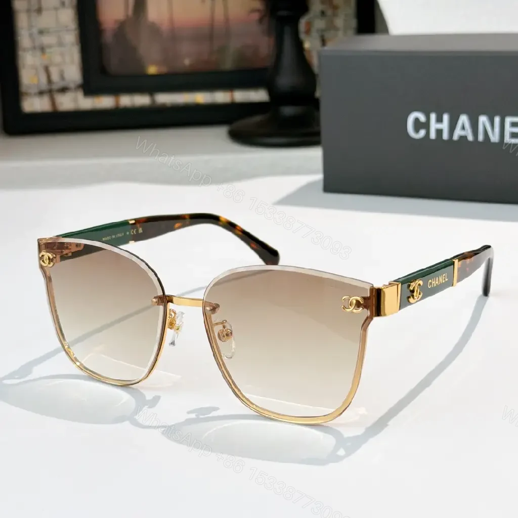 View 10 of Black Metal + Gold Accents Sunglasses – Modern Luxe, All-Day Comfort