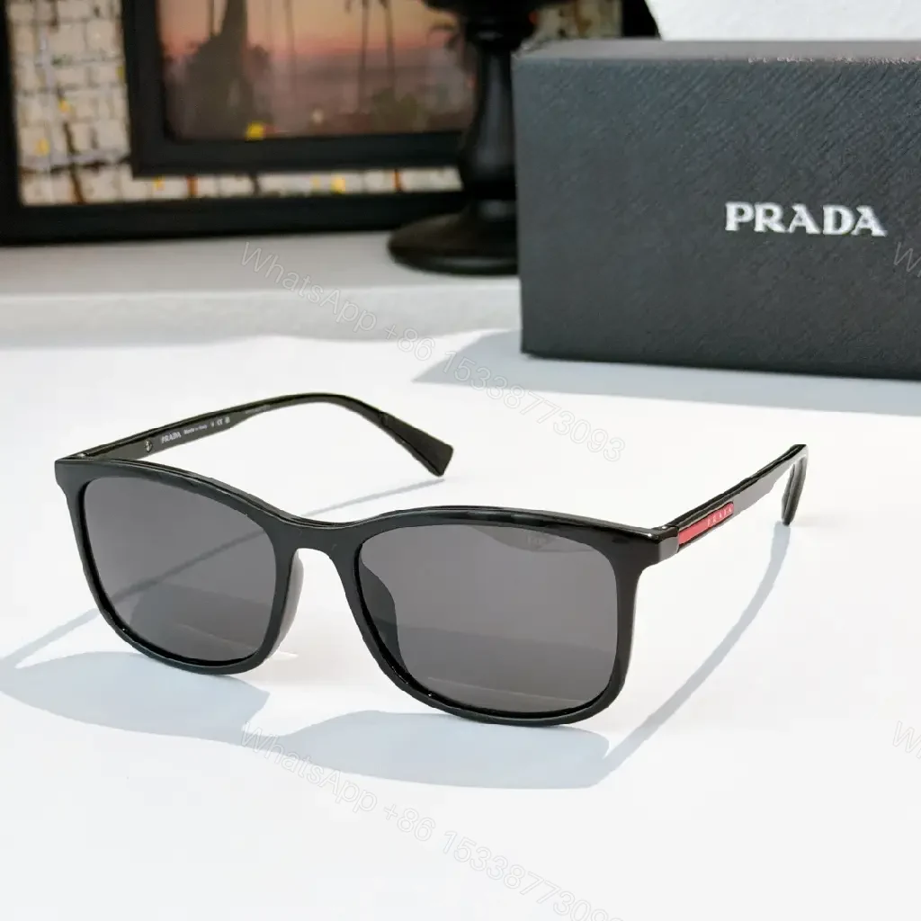 View 8 of Matte Black Acetate Sunglasses – Modern Luxury, Gradient Lenses