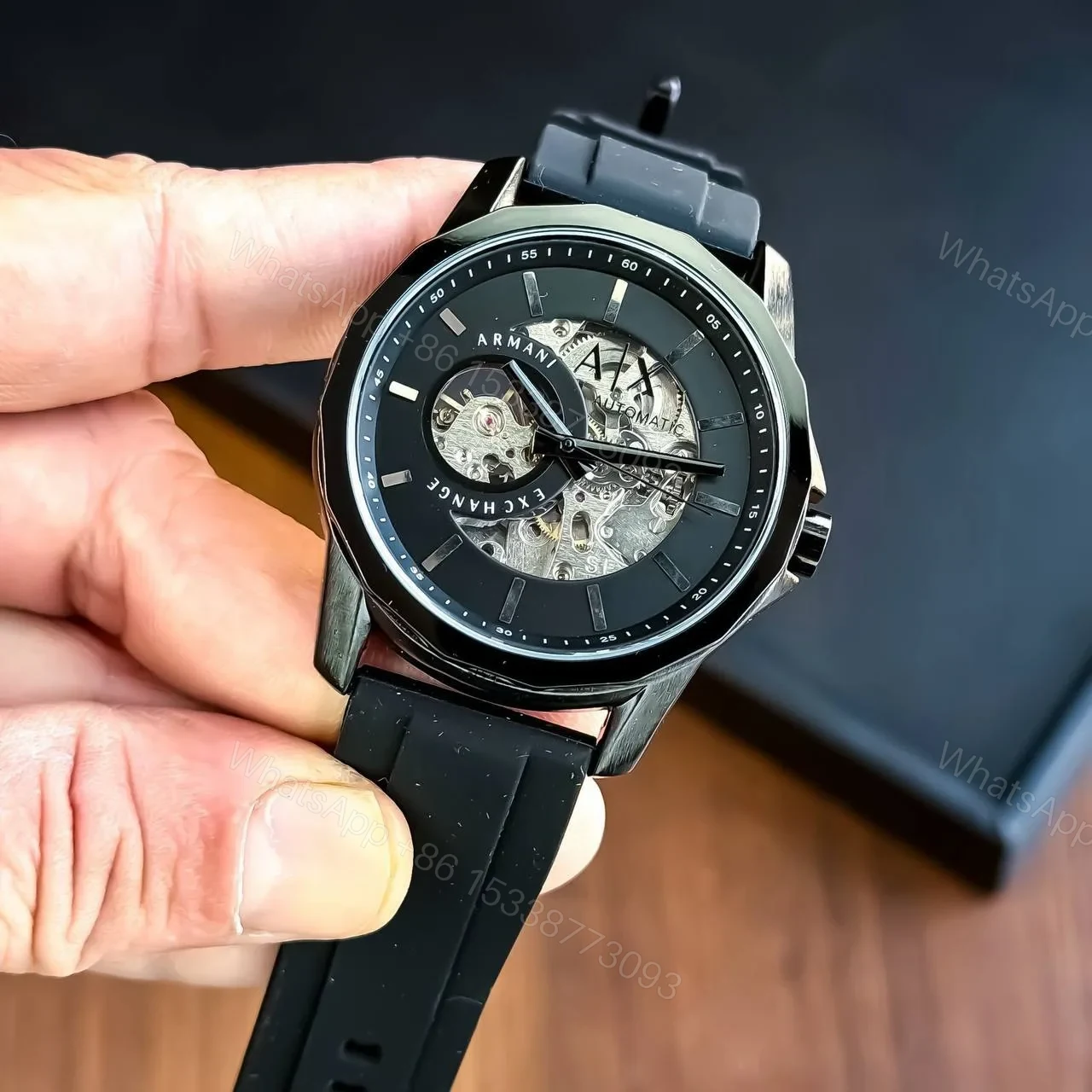 Armani Exchange Black Analog — view 1
