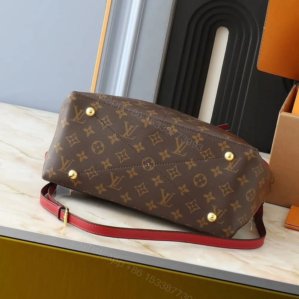 View 8 of Louis Vuitton Maida Hobo Handbag Red Monogram 33Cm