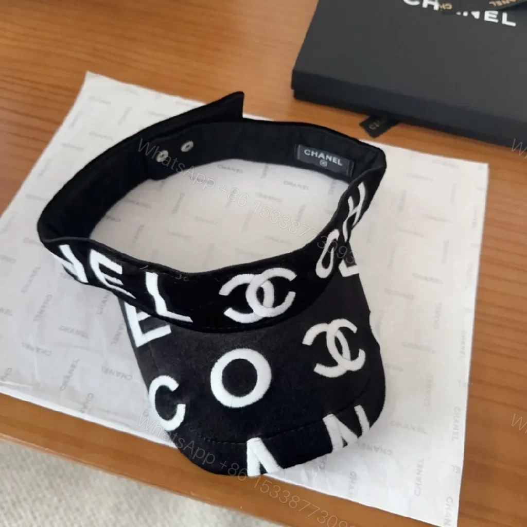 View 5 of Bold Logo Visor: Luxe Graphic Sport Visor