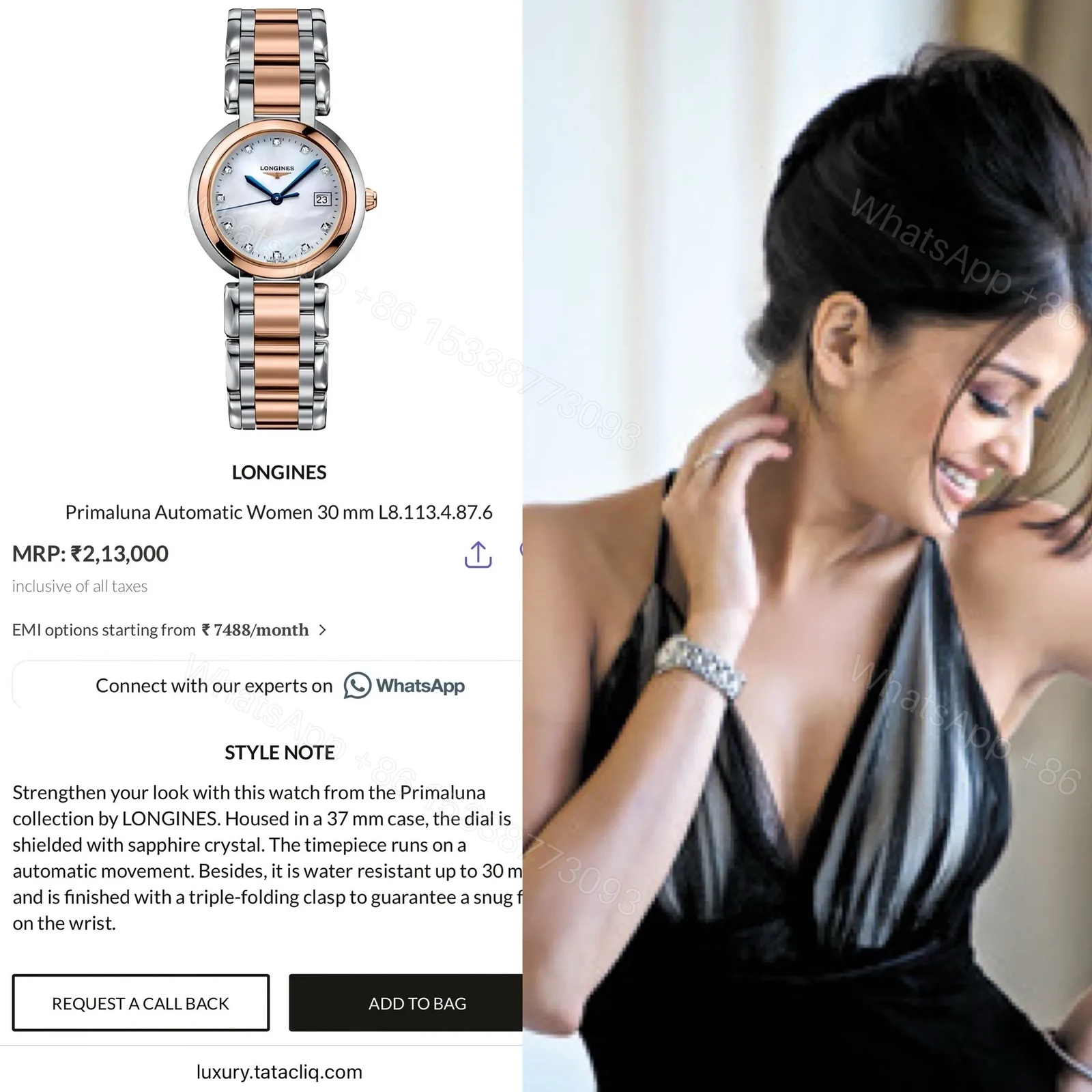 View 2 of Longines PrimaLuna Collection
