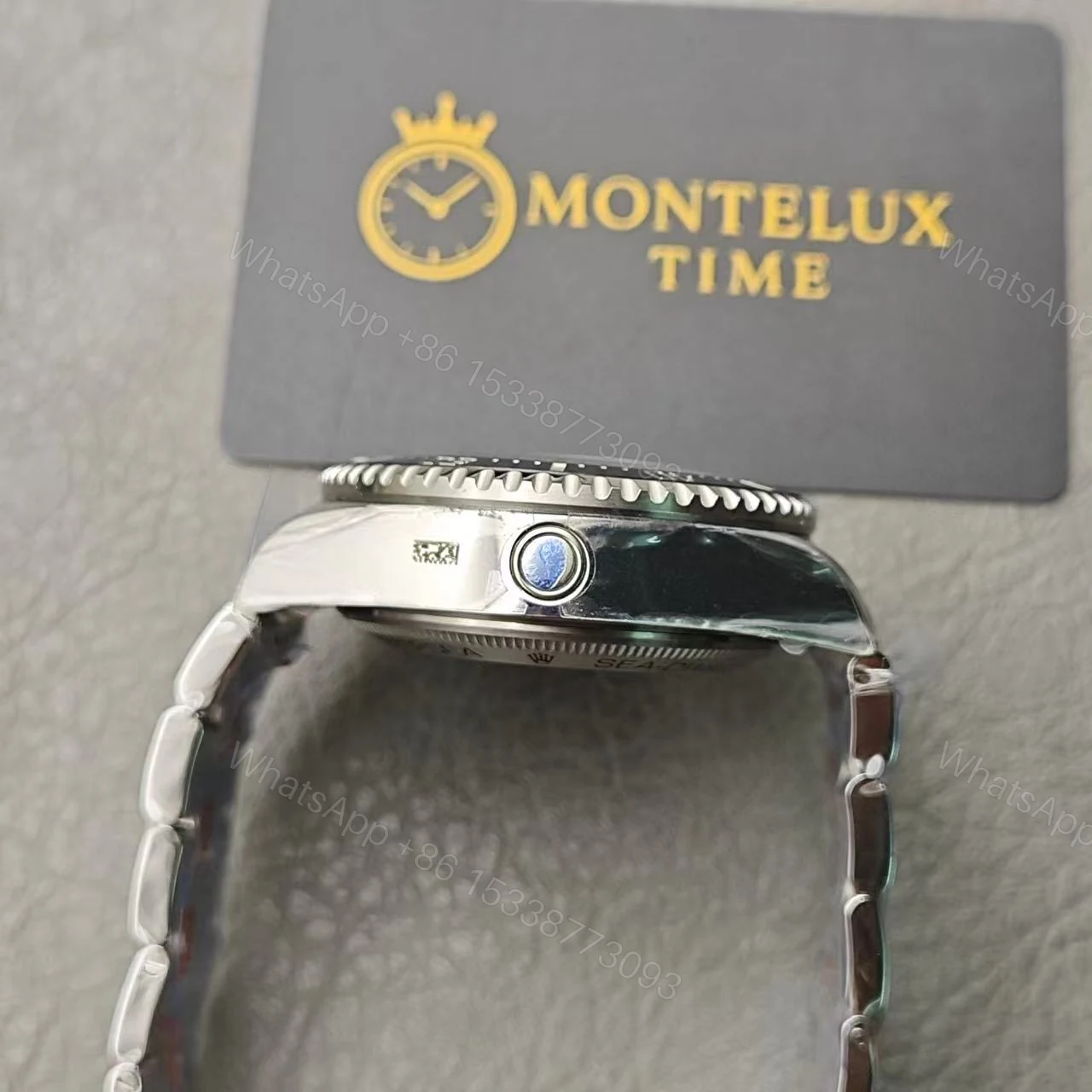 View 8 of Rolex Deepsea Swiss Clone – Silver/Dark Blue