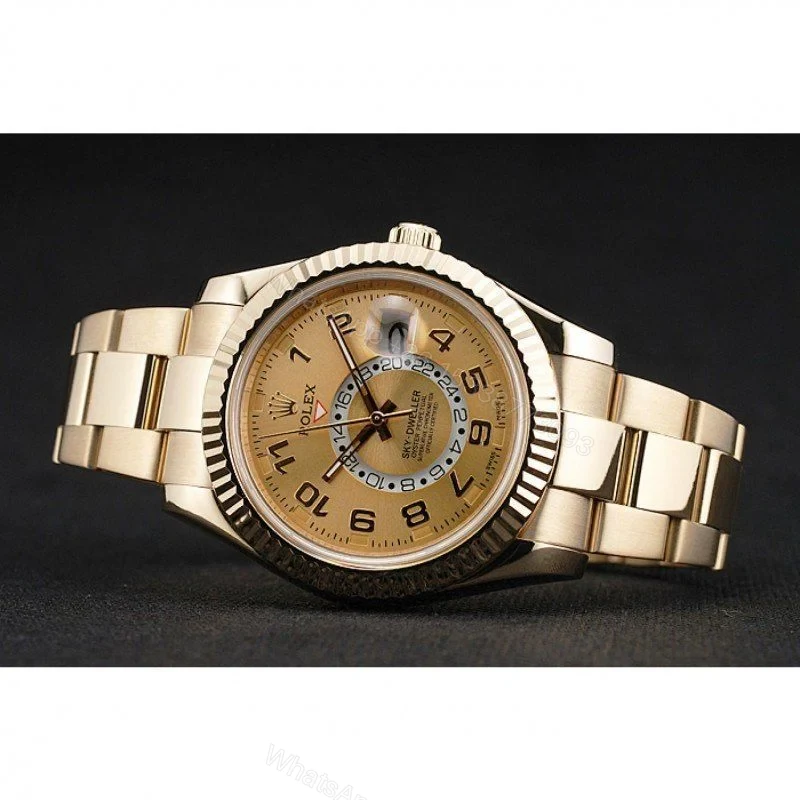 View 5 of Replica Rolex Sky-Dweller Gold Dial 80243