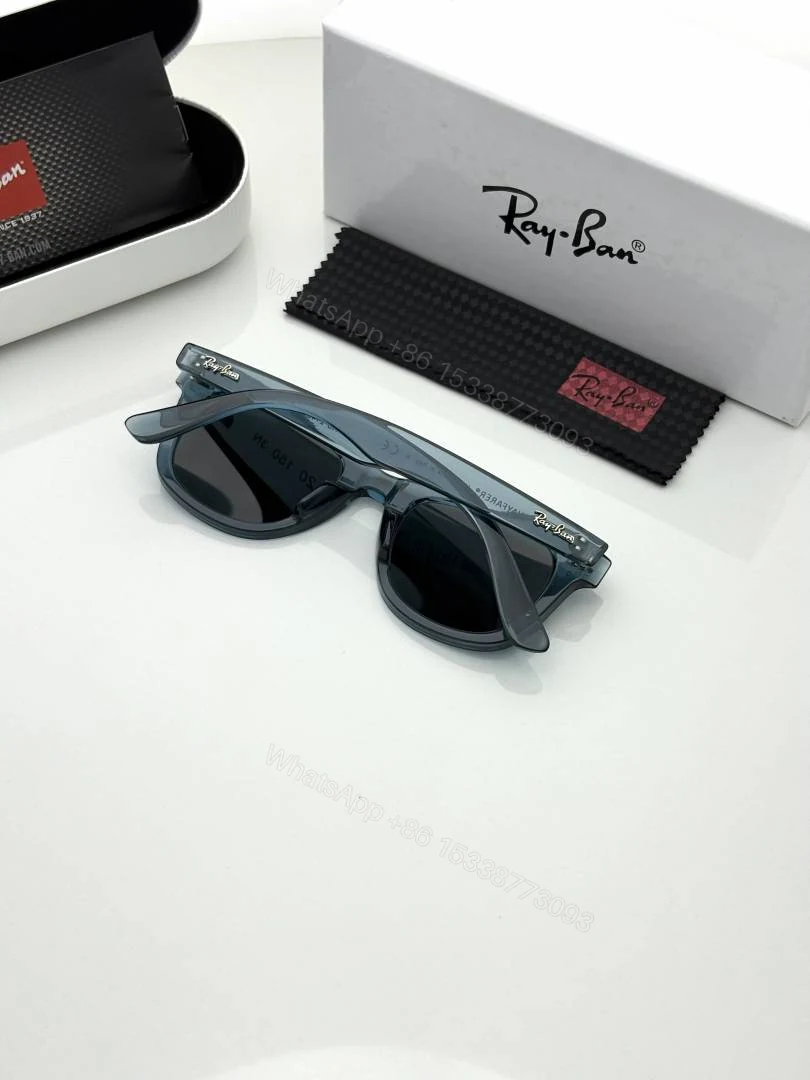 View 5 of First Copy Ray-Ban 2140 Blue Black Sunglasses Premium Glass Quality UV Protected