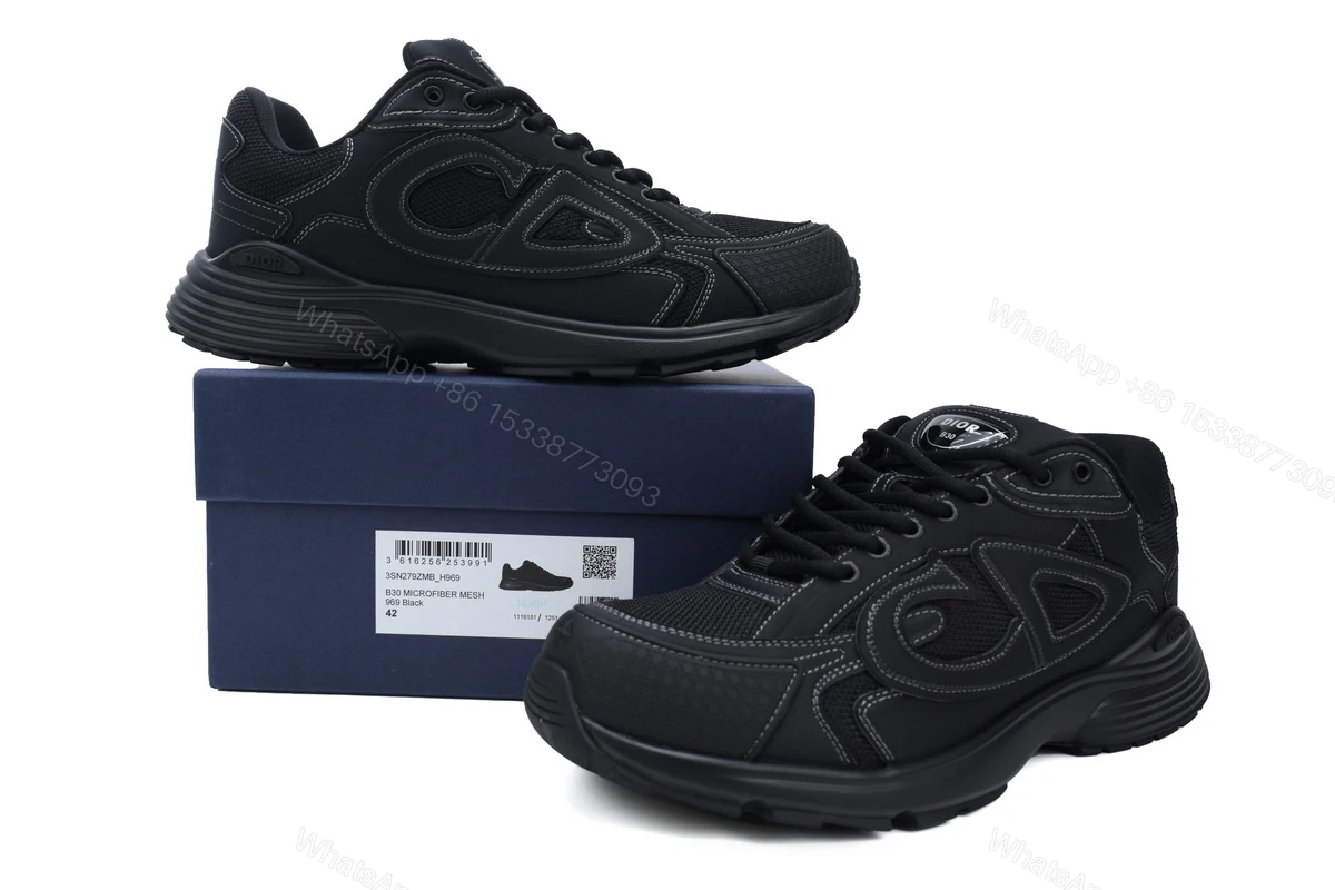 View 2 of Dior B30 Sneakers Black