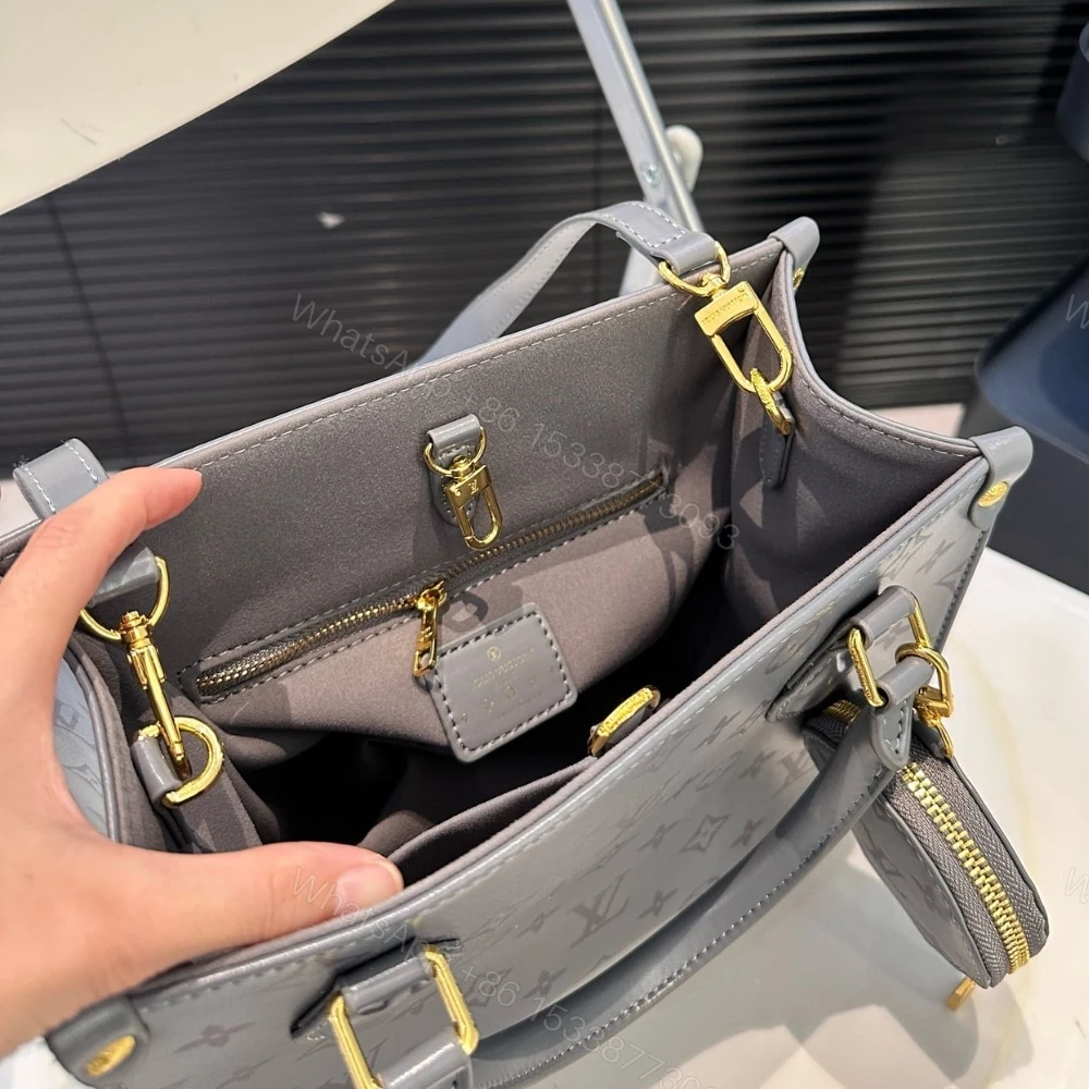 View 8 of Louis Vuitton Onthego PM Trianon Grey 25Cm M12465
