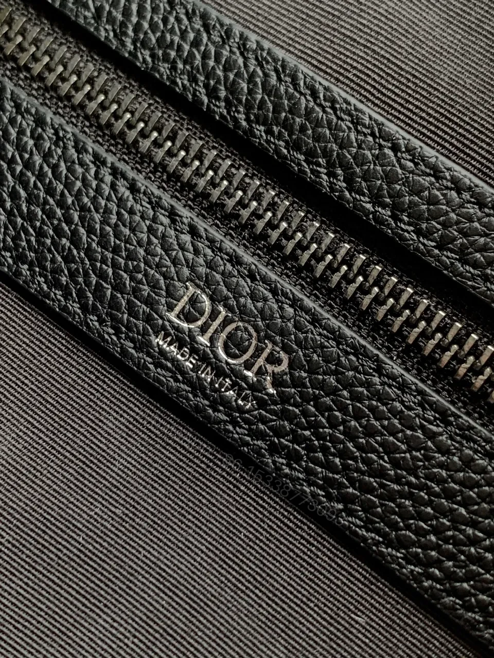 View 4 of Dark Monogram Crossbody: Compact Luxury Bag, Gold Hardware