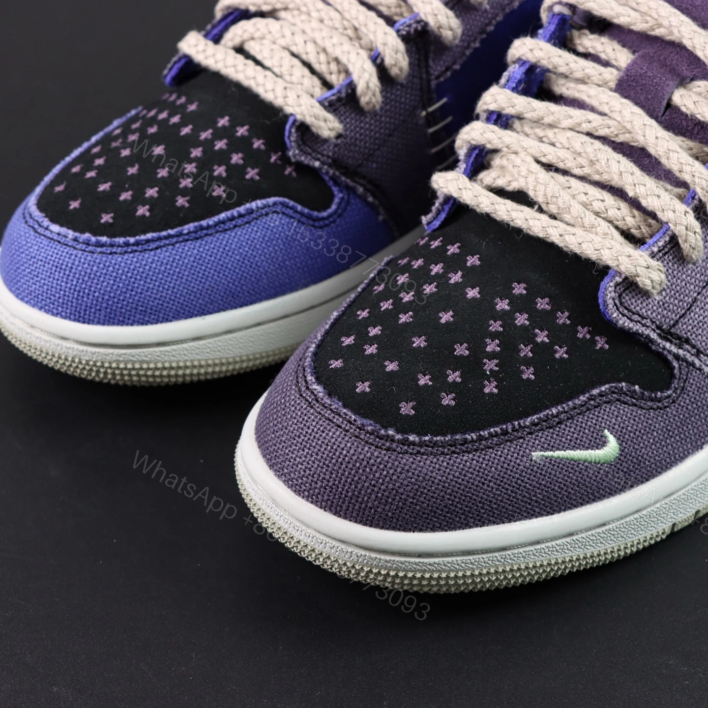 View 4 of Jordan 1 Retro Low OG Zion Williamson Voodoo Alternate 2025 Reps