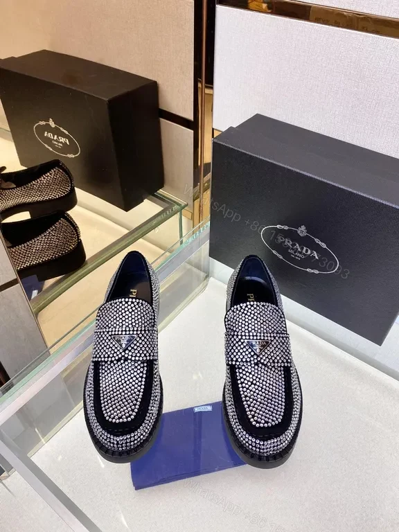 View 2 of Crystal-Embellished Slip-On: Luxe Nappa Leather Loafer