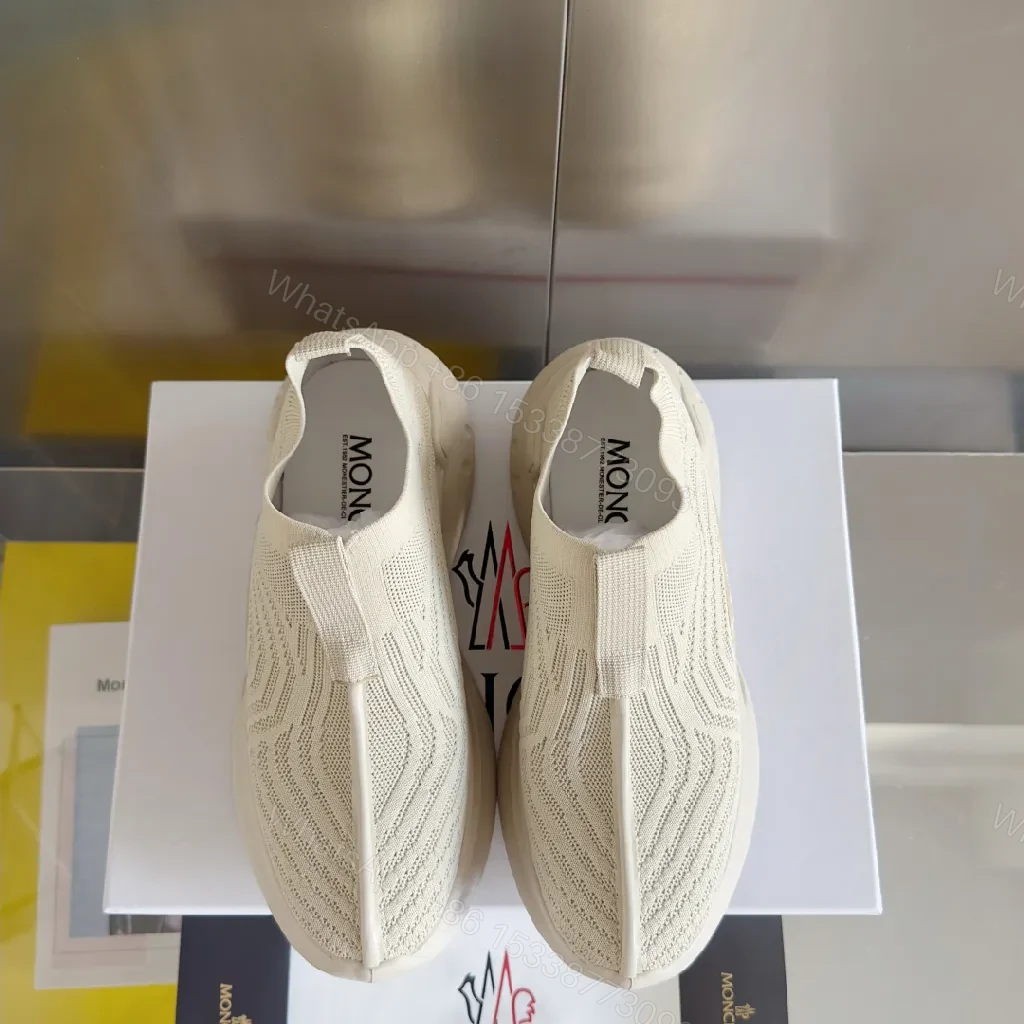 View 6 of Neutral Knit Luxe Sneakers: Light Weight, All-Day Comfort