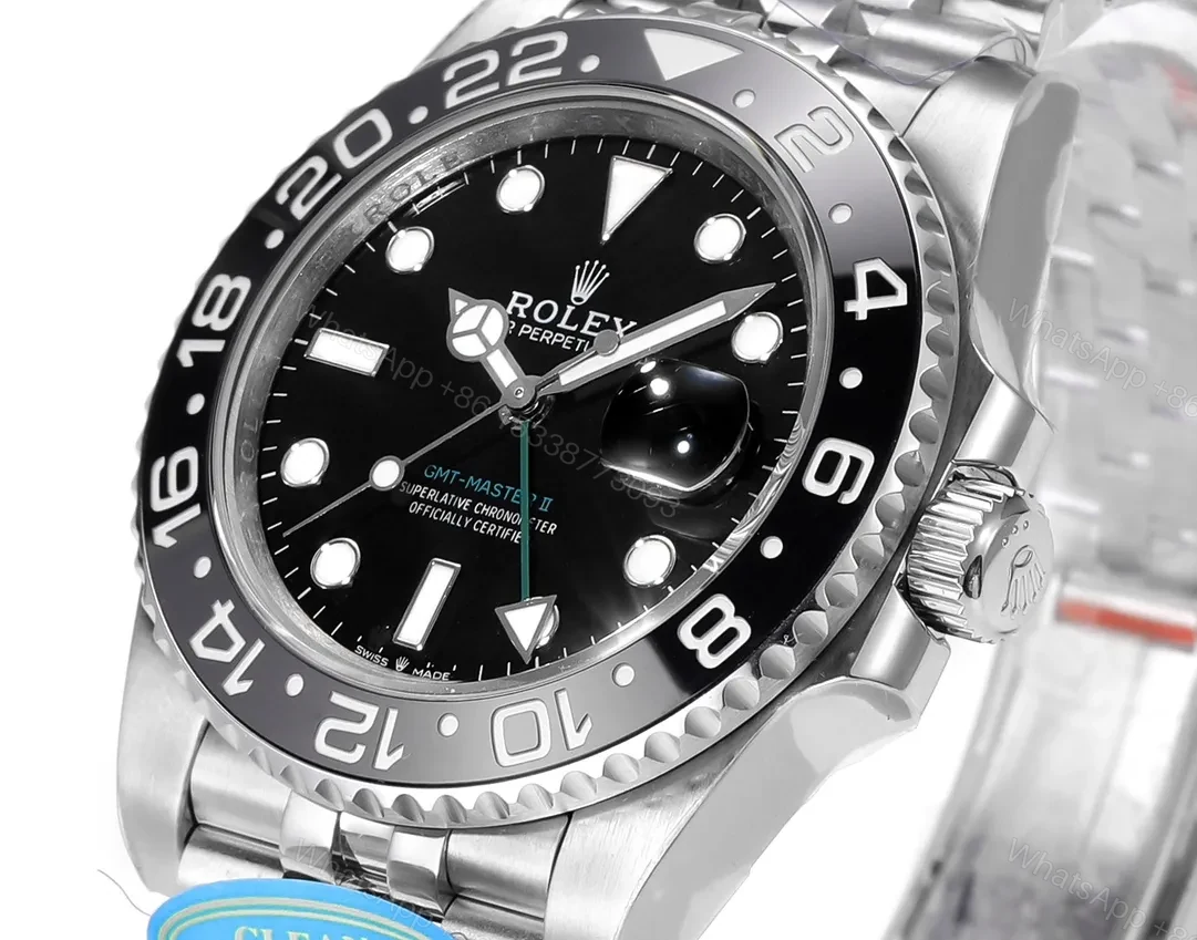 View 3 of AR Factory Clean Factory Rolex GMT-Master II Black Dial Steel Watch
