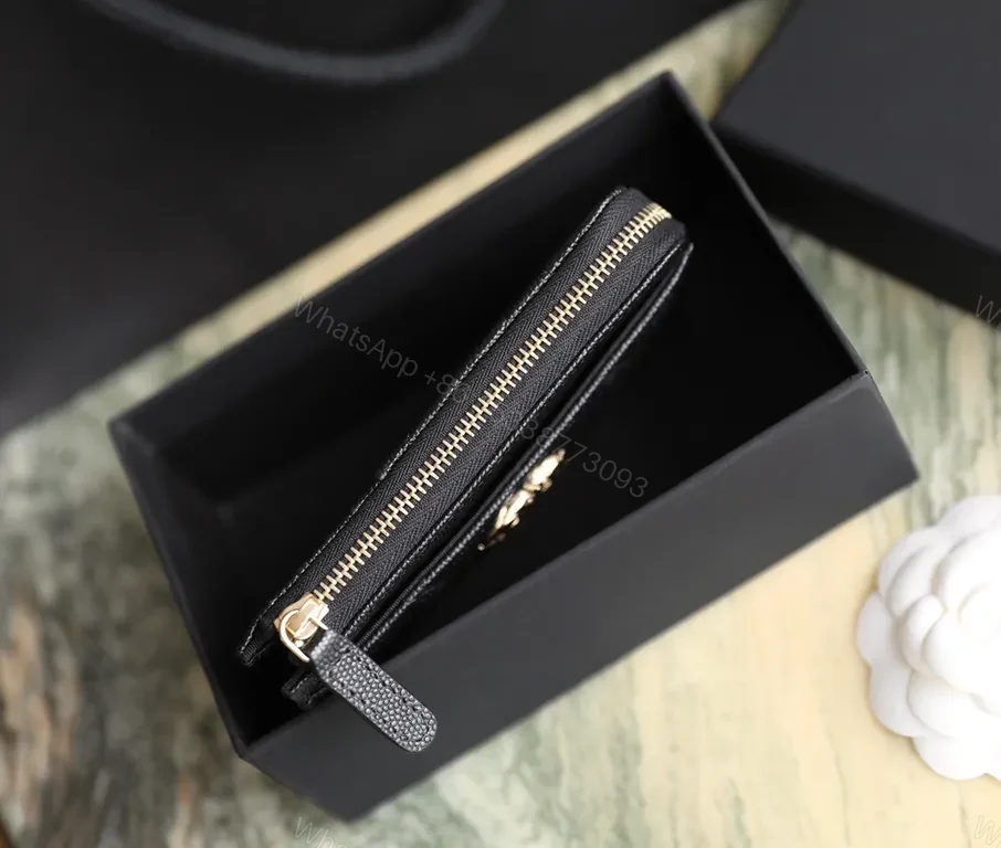 View 8 of Chic Leather Wallet with Quilted Texture - Compact Luxury