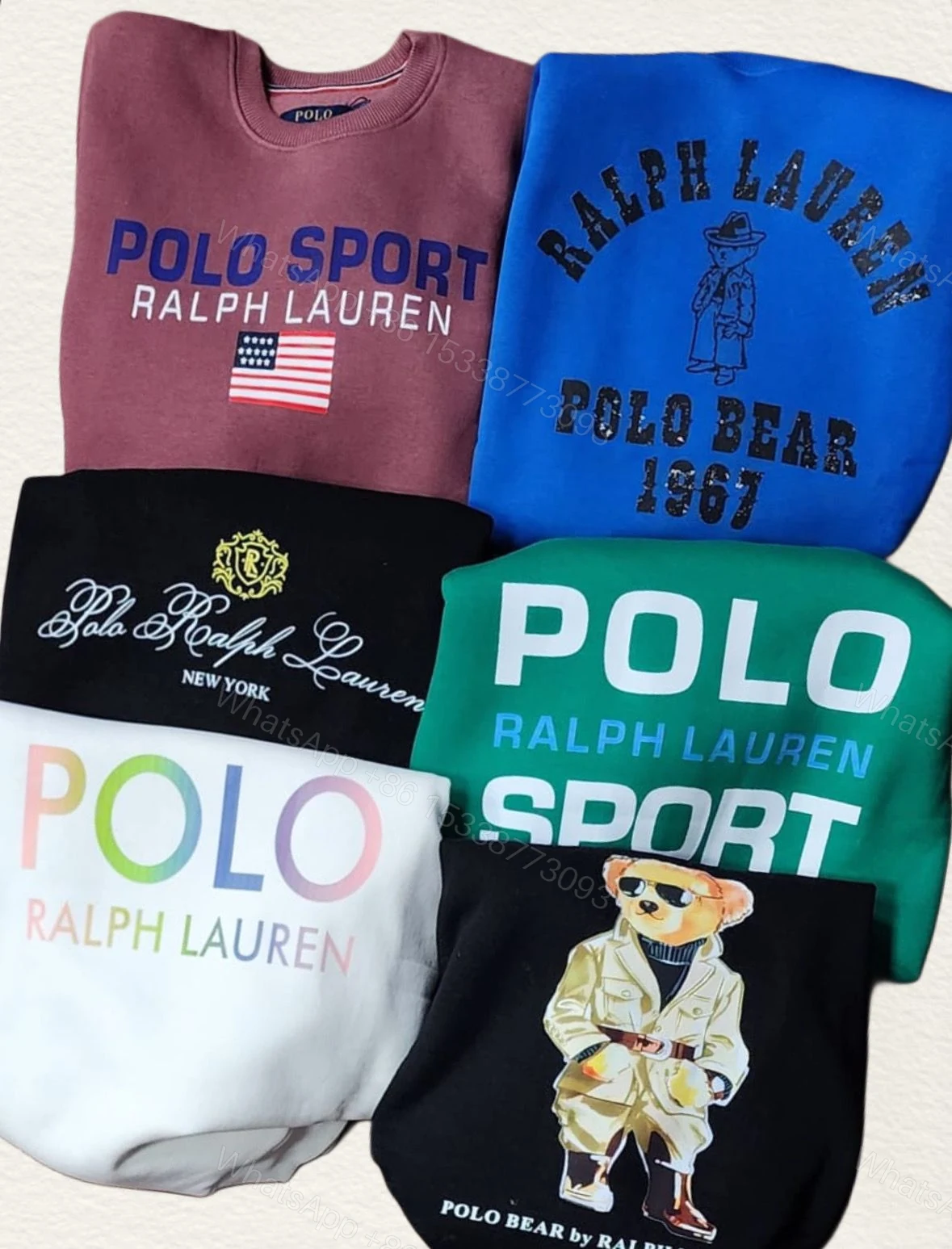 View 9 of FIRST COPY RALPH EXCLUSIVE ROUND NECK SWEATSHIRT FOR LADIES