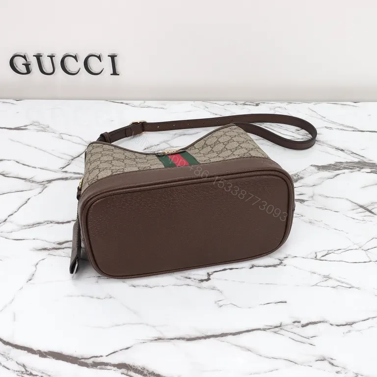 View 9 of G GG Supreme Shoulder Bag: Signature Craft & Versatility
