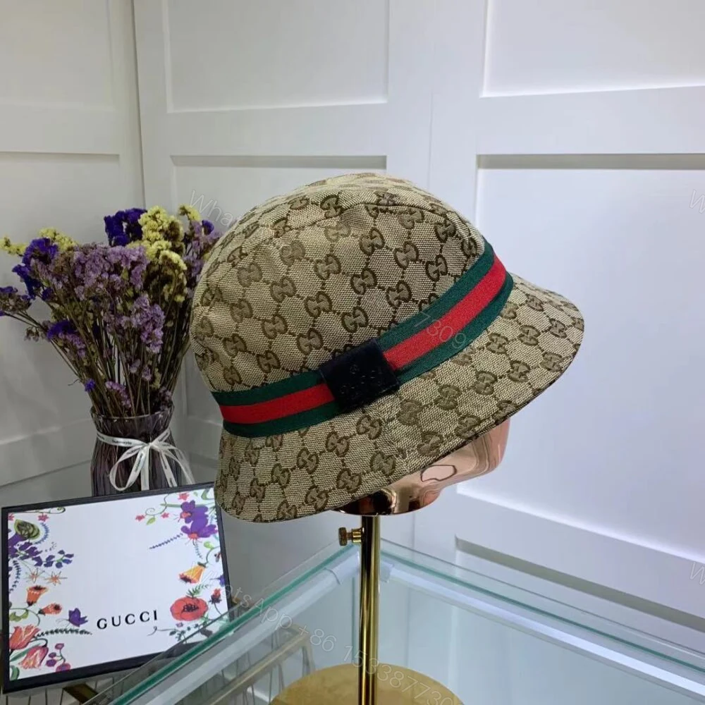 View 3 of Gucci GG Ssima Soft Web Fedora Hat Beige