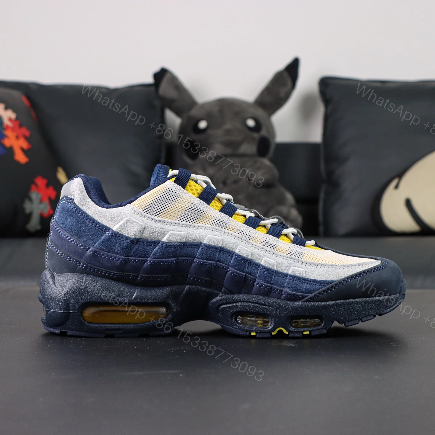 View 2 of Eric Koston x Nike Air Max 95 Obsidian and Speed Yellow