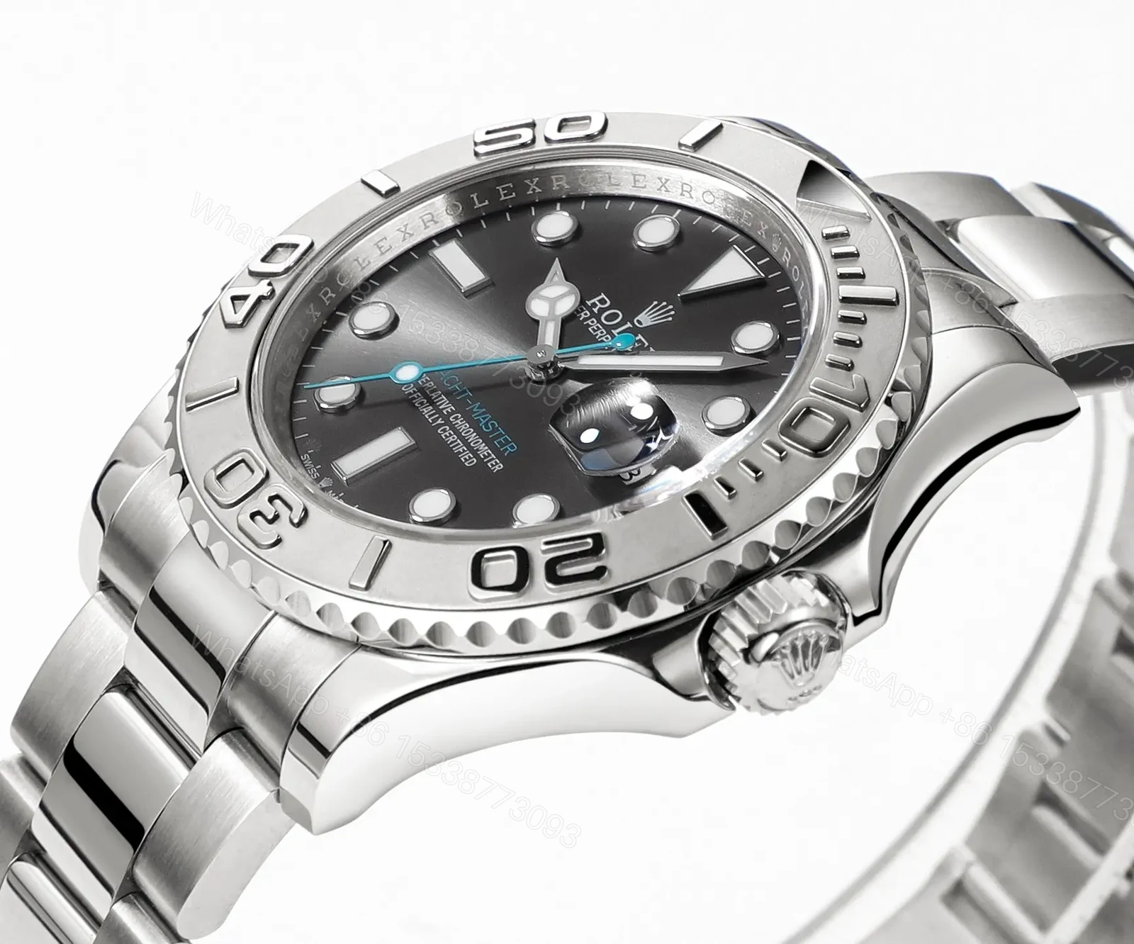 View 3 of Clean Factory Clean Factory Rolex Yacht-Master 40 Black Dial Stainless