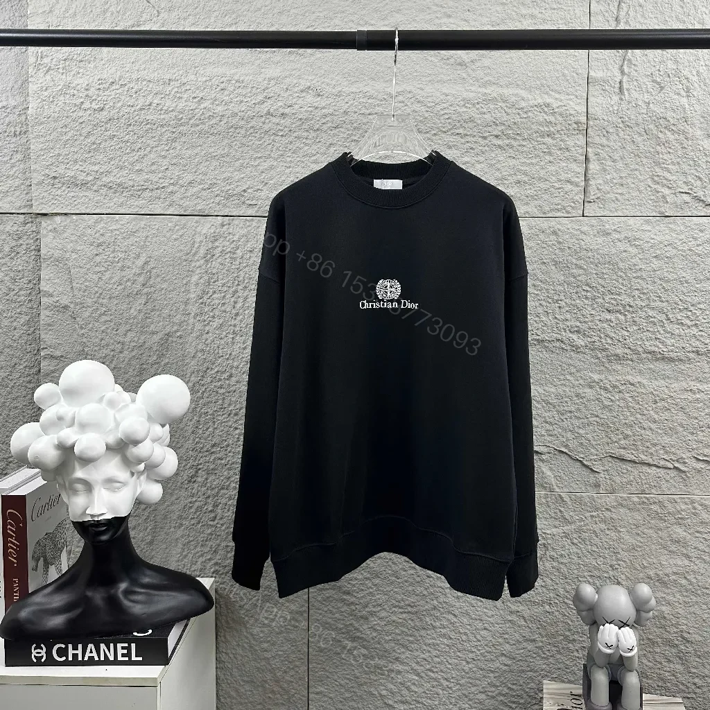 View 3 of Bold Back DIOR Crest Sweatshirt: Luxe Streetwear